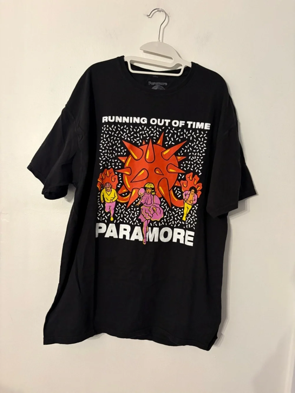 Paramore 'Running Out of Time' Black Graphic Tee - Picture 2 of 4